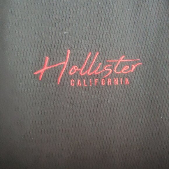 Hollister Womens L-Sleeve Waffle Knit Logo Down Both Arms Y2K Thermal S Pullover - Picture 4 of 9